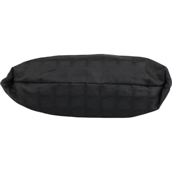 471175AJ (V2) Chanel Tote Bag Travel Line Black Nylon - Picture 4 of 13